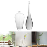 Maxbell 2x Modern Glass Vase Floral Vases Flower Vase for Decor Accessories