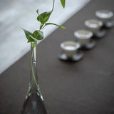 Maxbell 2x Modern Glass Vase Floral Vases Flower Vase for Decor Accessories
