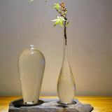 Maxbell 2x Modern Glass Vase Floral Vases Flower Vase for Decor Accessories