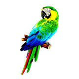 Maxbell Maxbell Colorful Artificial Parrots Figurines Sculpture for Garden Party Decoration style A