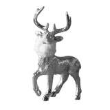 Maxbell Maxbell Reindeer Figurine Resin Craft Deer Statue for Cabinet Decor Souvenirs Gifts Argent