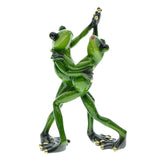 Maxbell Maxbell Funny Frogs Couple Statues Frog Sculpture for Living Room Home Decoration 21cm
