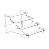 Maxbell 2x Display Riser Shelves Stand Organizer Storage Model Collectibles Dessert