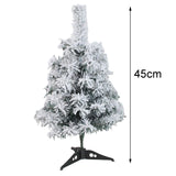 Maxbell Artificial Christmas Tree Decoration Flocking Xmas Tree for Entrance Indoor S