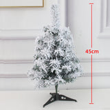 Maxbell Artificial Christmas Tree Decoration Flocking Xmas Tree for Entrance Indoor S