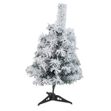 Maxbell Artificial Christmas Tree Decoration Flocking Xmas Tree for Entrance Indoor S