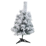 Maxbell Artificial Christmas Tree Decoration Flocking Xmas Tree for Entrance Indoor S