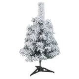 Maxbell Artificial Christmas Tree Decoration Flocking Xmas Tree for Entrance Indoor S