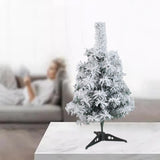Maxbell Artificial Christmas Tree Decoration Flocking Xmas Tree for Entrance Indoor S