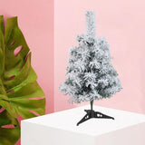 Maxbell Artificial Christmas Tree Decoration Flocking Xmas Tree for Entrance Indoor S