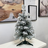 Maxbell Artificial Christmas Tree Decoration Flocking Xmas Tree for Entrance Indoor S