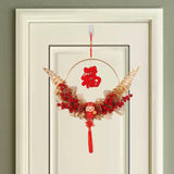 Maxbell Maxbell Chinese New Year Pendant with Chinese Knot Tassel Oriental for Restaurant Style B