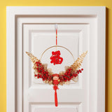 Maxbell Maxbell Chinese New Year Pendant with Chinese Knot Tassel Oriental for Restaurant Style B