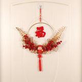 Maxbell Maxbell Chinese New Year Pendant with Chinese Knot Tassel Oriental for Restaurant Style B