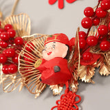 Maxbell Maxbell Chinese New Year Pendant with Chinese Knot Tassel Oriental for Restaurant Style B