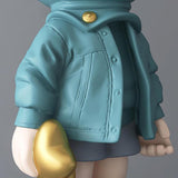 Maxbell Maxbell 3D Resin Astronaut Standing Figure Statue Floor decoration Cute Blue