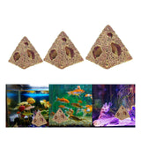 Aquarium Pyramids Decorations Fish Hiding Cave Egyptian Pyramid Statue DIY S - Aladdin Shoppers