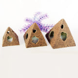 Aquarium Pyramids Decorations Fish Hiding Cave Egyptian Pyramid Statue DIY S - Aladdin Shoppers