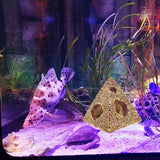 Aquarium Pyramids Decorations Fish Hiding Cave Egyptian Pyramid Statue DIY L - Aladdin Shoppers