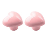 Maxbell 2Pcs Door Knobs and Handles Closet Pulls Cabinet Knobs for Kids Room Door light pink