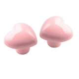 Maxbell 2Pcs Door Knobs and Handles Closet Pulls Cabinet Knobs for Kids Room Door light pink