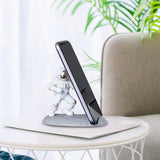 Maxbell 6xCool Astronaut Phone Holder Children Gift Universal Home Decor Desktop Mount Argent Style B