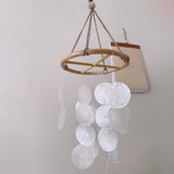 Wood Wind Chimes Baby Crib Mobile Pendant Ornament for Window Backyard Decor