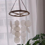 Wood Wind Chimes Baby Crib Mobile Pendant Ornament for Window Backyard Decor