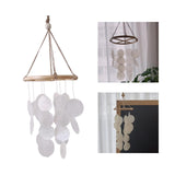 Wood Wind Chimes Baby Crib Mobile Pendant Ornament for Window Backyard Decor