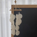 Wood Wind Chimes Baby Crib Mobile Pendant Ornament for Window Backyard Decor