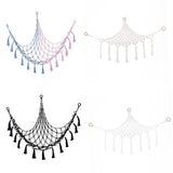 Plush Toy Net Ornaments Organizer Display Home Corner Stuffed Animal Hammock Blue