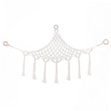 Plush Toy Net Ornaments Organizer Display Home Corner Stuffed Animal Hammock Beige
