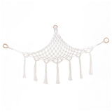 Plush Toy Net Ornaments Organizer Display Home Corner Stuffed Animal Hammock Beige