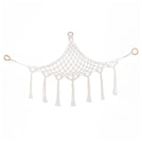 Plush Toy Net Ornaments Organizer Display Home Corner Stuffed Animal Hammock Beige