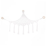 Plush Toy Net Ornaments Organizer Display Home Corner Stuffed Animal Hammock White