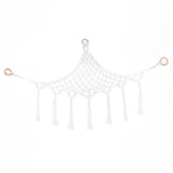 Plush Toy Net Ornaments Organizer Display Home Corner Stuffed Animal Hammock White