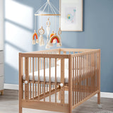 Crib Mobile Neutral Colorful Macrame Cot Mobile for Bedroom Infant Kids Room