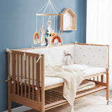 Crib Mobile Neutral Colorful Macrame Cot Mobile for Bedroom Infant Kids Room