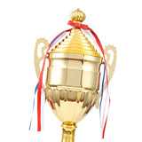 Maxbell Metal Trophy Funny for Kids Adults Ceremony Corporate Events Game Trophy Cup 43cm