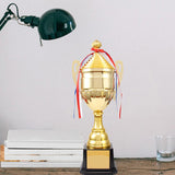 Maxbell Metal Trophy Funny for Kids Adults Ceremony Corporate Events Game Trophy Cup 43cm