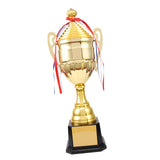 Maxbell Metal Trophy Funny for Kids Adults Ceremony Corporate Events Game Trophy Cup 43cm