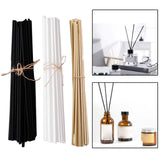 Maxbell 2x100x Reed Diffuser Sticks Fiber Reed Diffuser Sticks for Bedroom SPA Kitchen Black