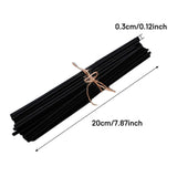 Maxbell 2x100x Reed Diffuser Sticks Fiber Reed Diffuser Sticks for Bedroom SPA Kitchen Black