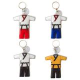 Maxbell 3xTaekwondo Keychain Metal Keyring Cute Bag Charms Key Holder Sports Keychains Red