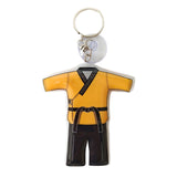 Maxbell 5xTaekwondo Keychain Metal Keyring Cute Bag Charms Key Holder Sports Keychains Yellow