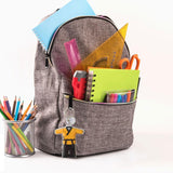 Maxbell 2xTaekwondo Keychain Metal Keyring Cute Bag Charms Key Holder Sports Keychains Yellow