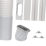 Maxbell Portable Air Conditioner Window Set Exhaust Hose Replacement  Style D