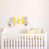 Crib Hanging Toys Activity Toys Cute Nursery Mobiles for Pram Pushchair Crib Style A