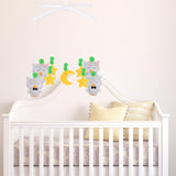 Crib Hanging Toys Activity Toys Cute Nursery Mobiles for Pram Pushchair Crib Style D