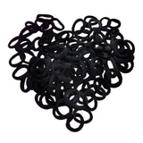 Maxbell 3x100 Pieces Black Hair Ties Hair Scrunchies Stretch No Damage Hair Bands